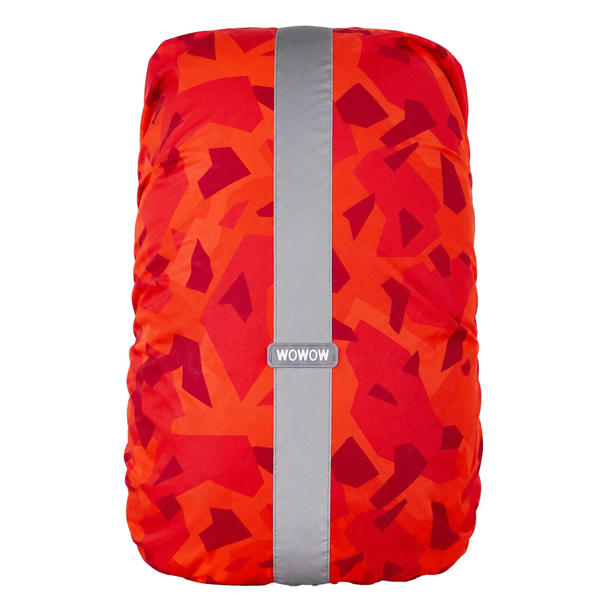 WOWOW - Housse Sac à Dos Rysy Rouge Réfléchissante Haute Visibilité 20-25L 2/5