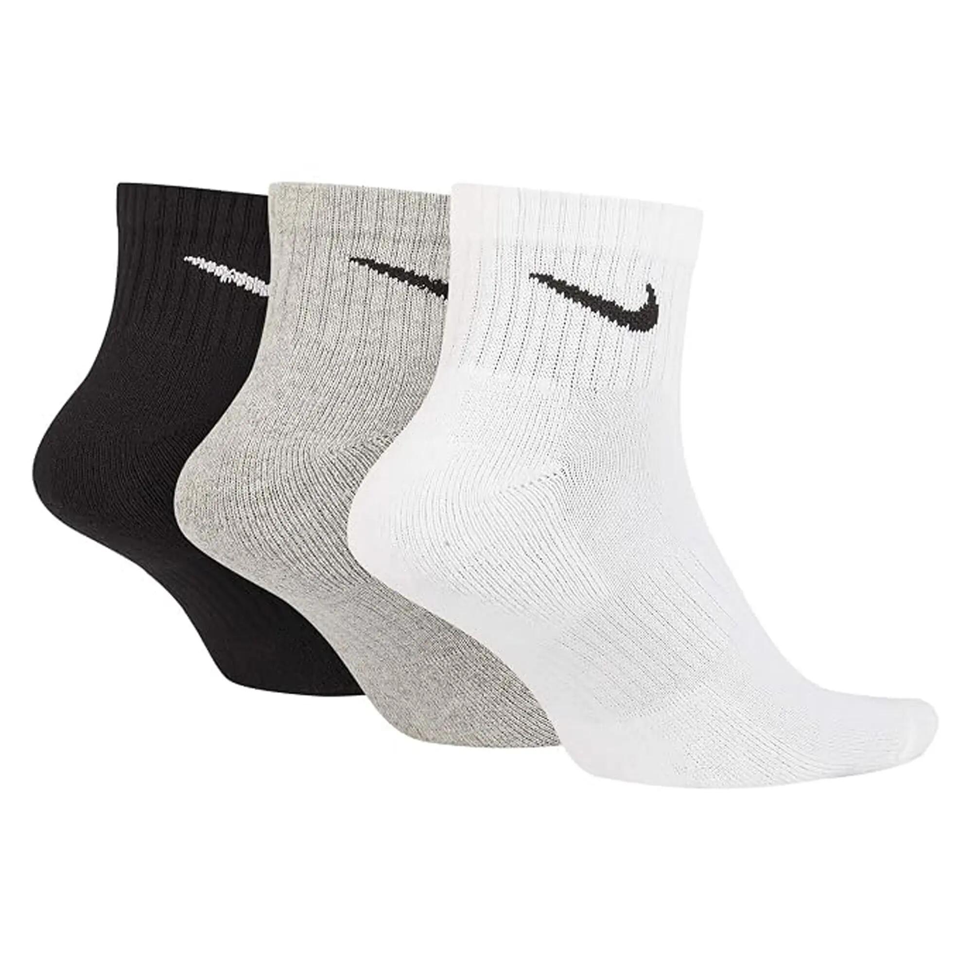 Socken Leicht für Alltag(3erPack) Herren Weiß/Graphit 2/5