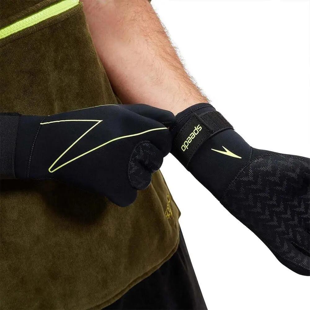 Gants De Natation Motif/style Logo Adulte (Noir) 3/3