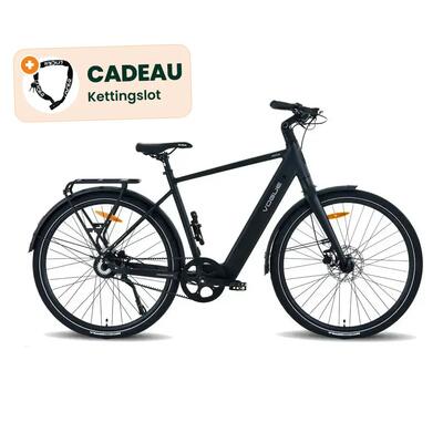 Motion - elektrische fiets - 28 inch - matt black - kettingslot cadeau