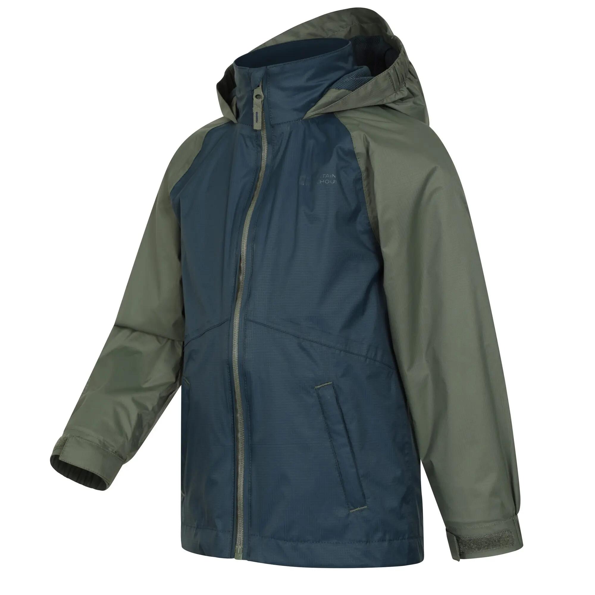 "Torrent II" Jacke, wasserfest für Kinder Mädchen Khaki 4/4