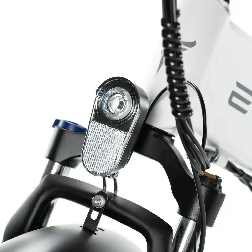 Engine X - Elektrische Vouwfiets - 20 inch - Wit - Kettingslot cadeau 5/7