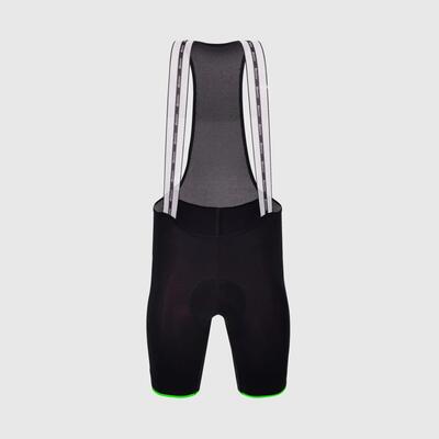 EMBOS MEN'S BIB SHORTS - Nero/Verde