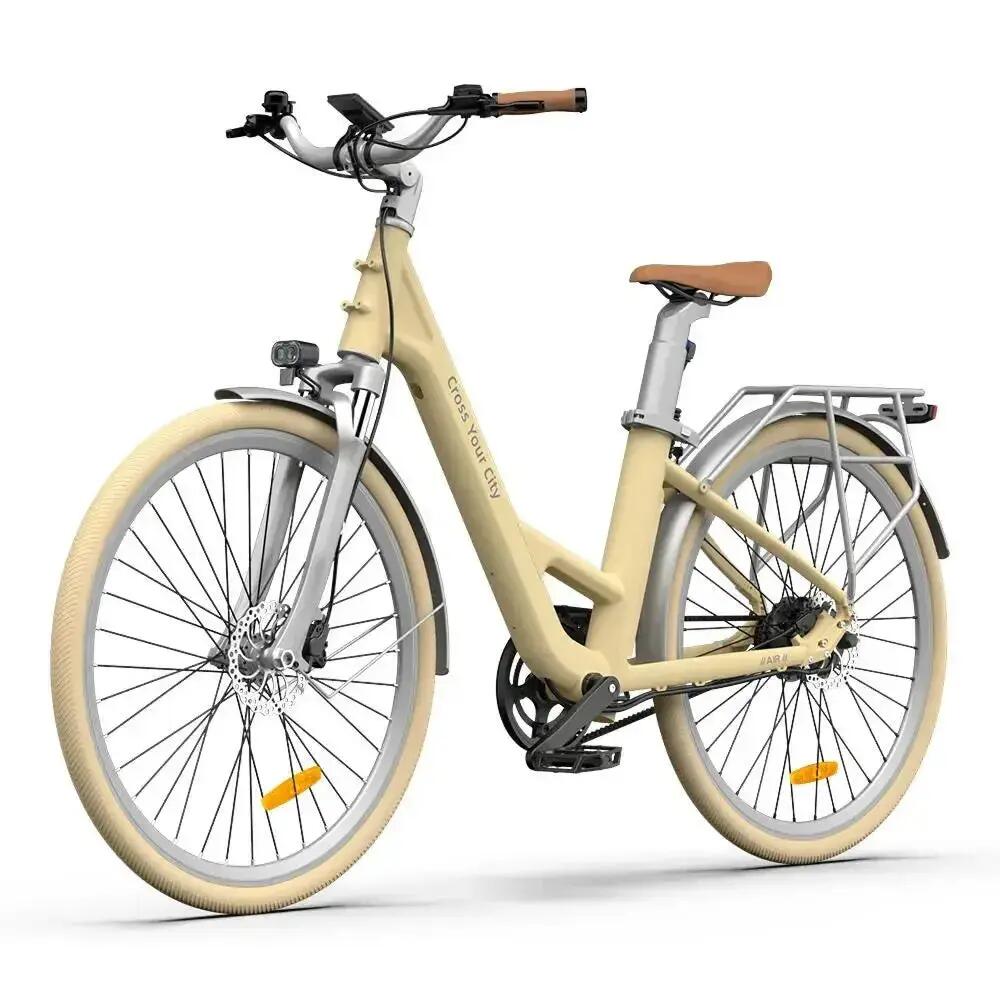 Air 28 - Elektrische fiets - 28 inch - 250W - riemaandrijving - Geel 4/5