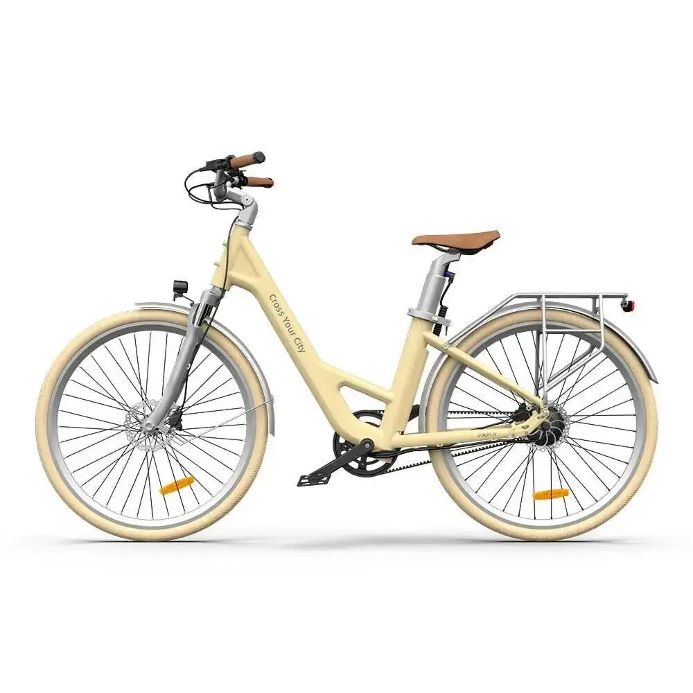 Air 28 - Elektrische fiets - 28 inch - 250W - riemaandrijving - Geel 2/5