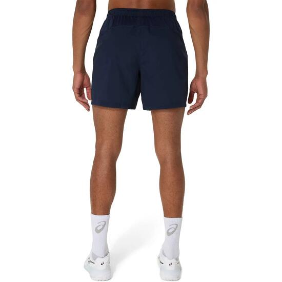 Short de tennis COURT 7IN Bleu foncé, léger, poches filet