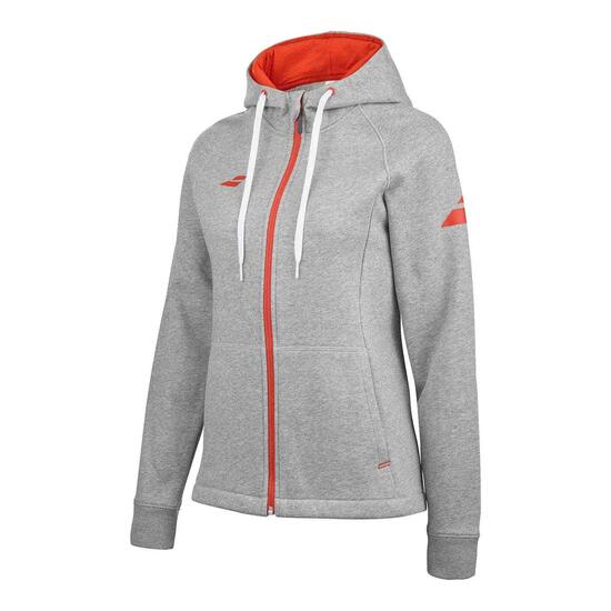 Chaqueta Babolat Exercise Gris Jaspeado Mujer