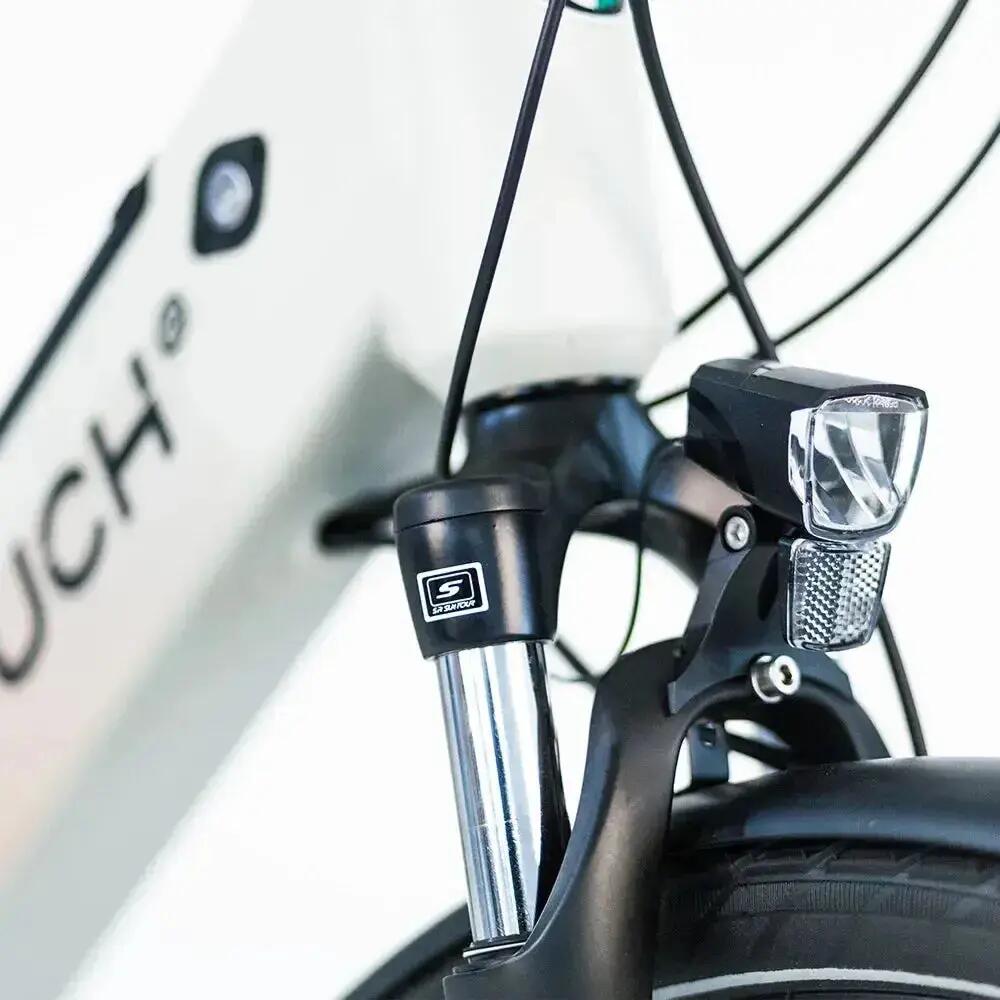 E-Modern Basic N7 - Vélo électrique - 28 pouces - 250W - 540Wh - Gris soie 7/7