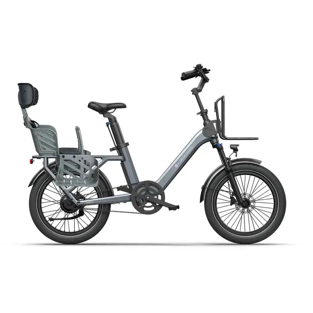 Air One Pro - Vélo électrique - 20 pouces - 250W - courroie - Gris 3/4