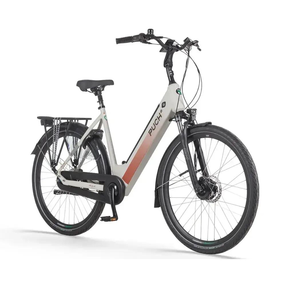 E-Modern Basic N7 - Vélo électrique - 28 pouces - 250W - 540Wh - Gris soie 2/7
