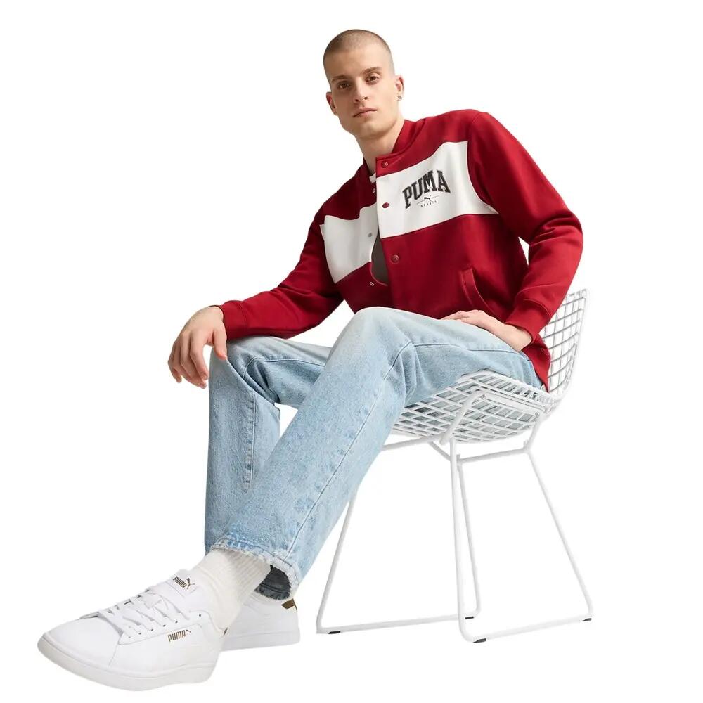 Bomber Uomo Puma Squad Rosso 5/5