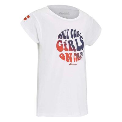 T-shirt - sport - meisje - katoen - exercise tee - wit