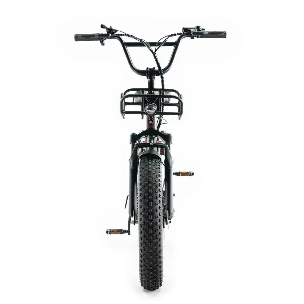 L20 Boost - Elektrische Fatbike - 20 inch - Rood - Kettingslot cadeau 3/7
