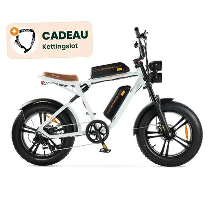 ENGWE M20 - Électrique Fatbike - Double Batterie - Blanc