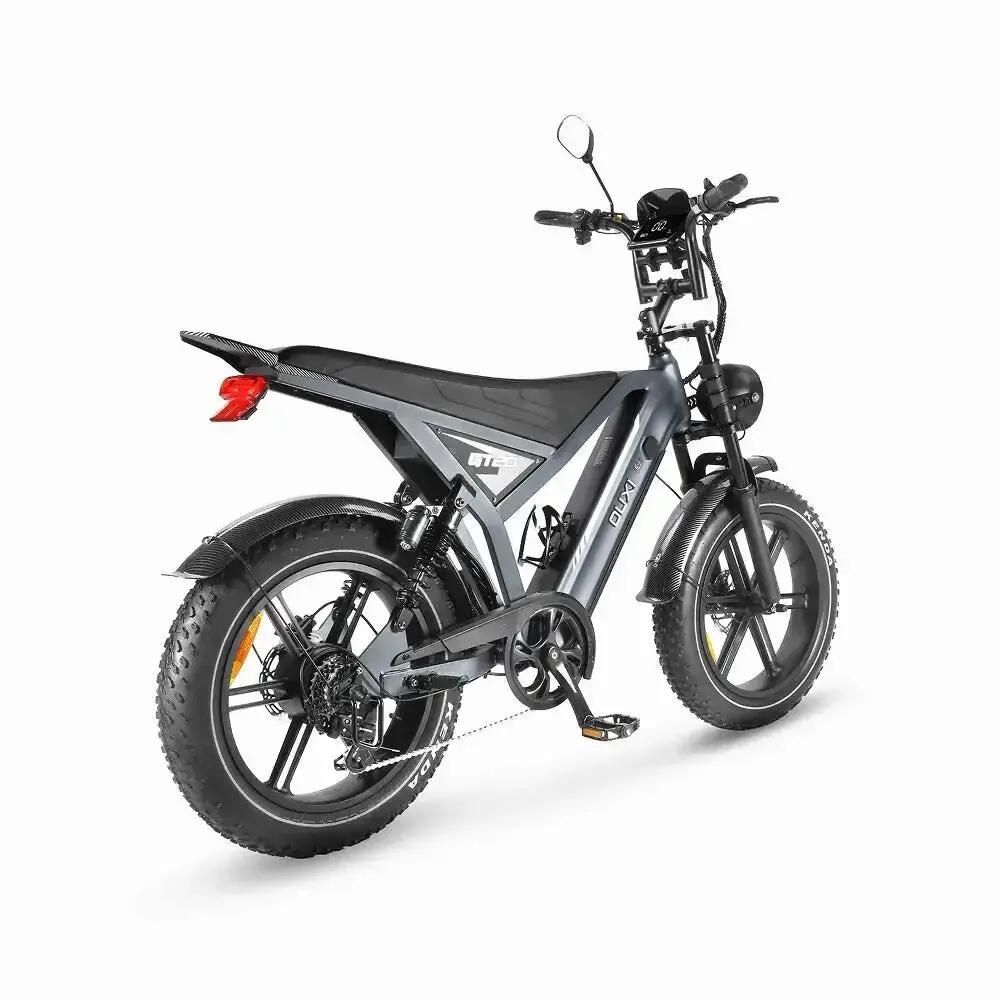 GT20 - Elektrische Fatbike - 20 inch - 250W motor - Grijs - Kettingslot cadeau 4/4