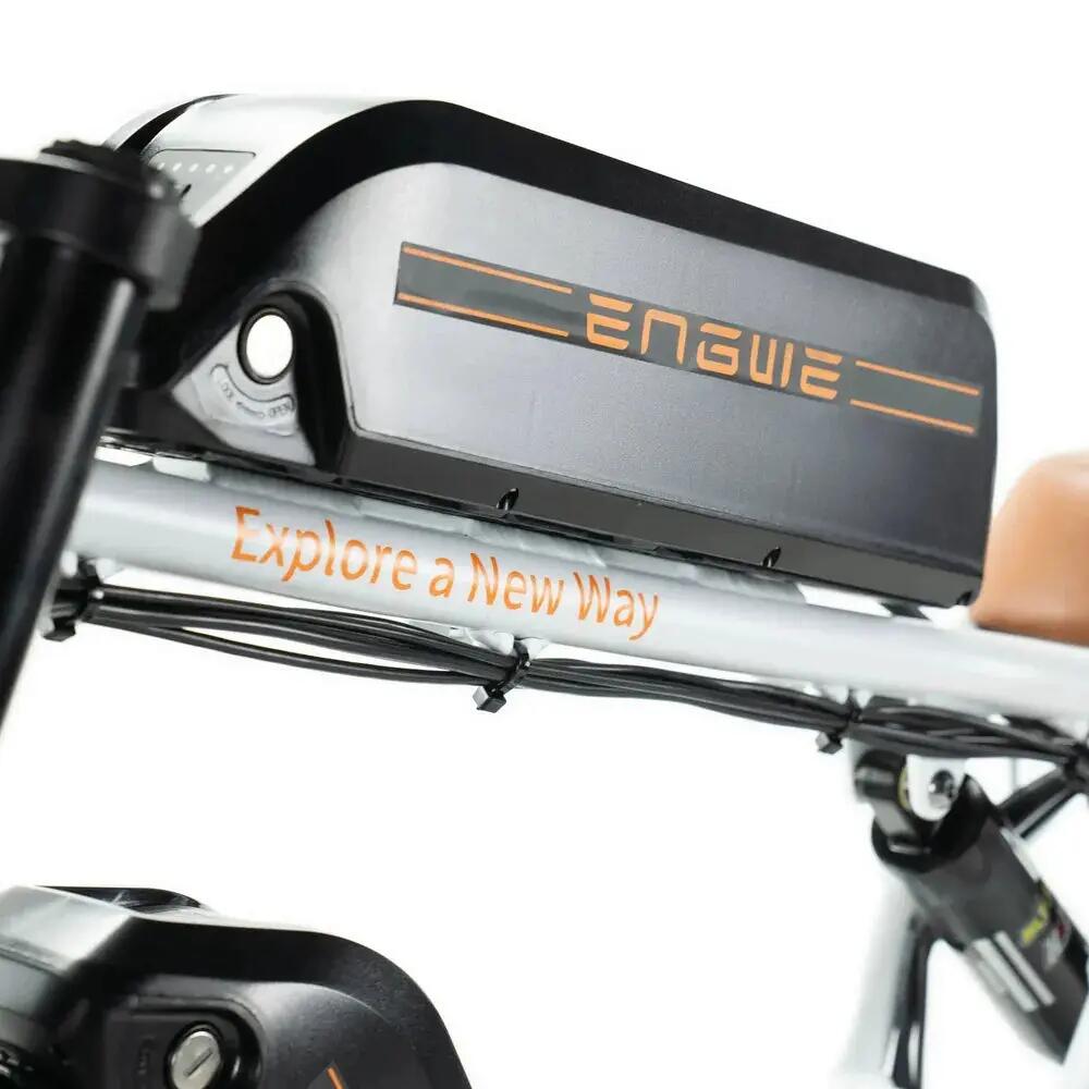 ENGWE M20 - Elétrica Fatbike - Dobro Bateria - Branco 6/7