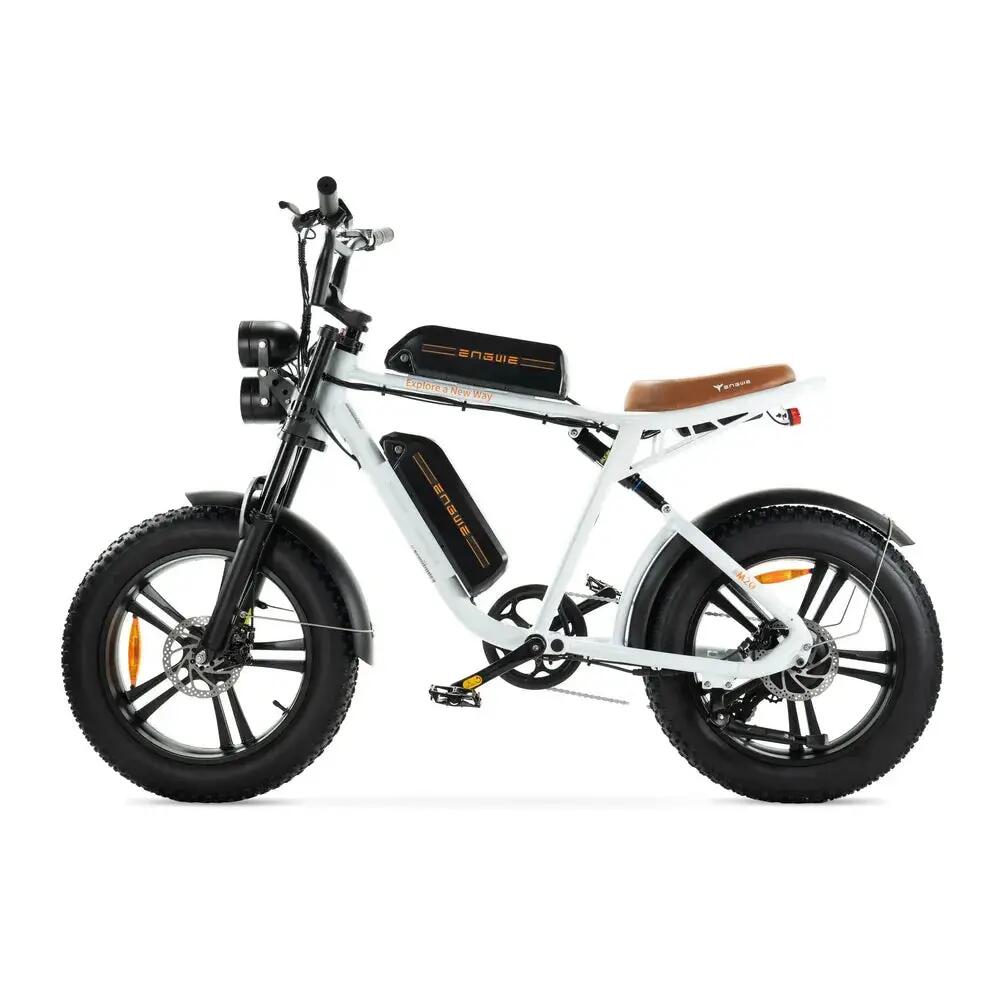 ENGWE M20 - Elétrica Fatbike - Dobro Bateria - Branco 2/7