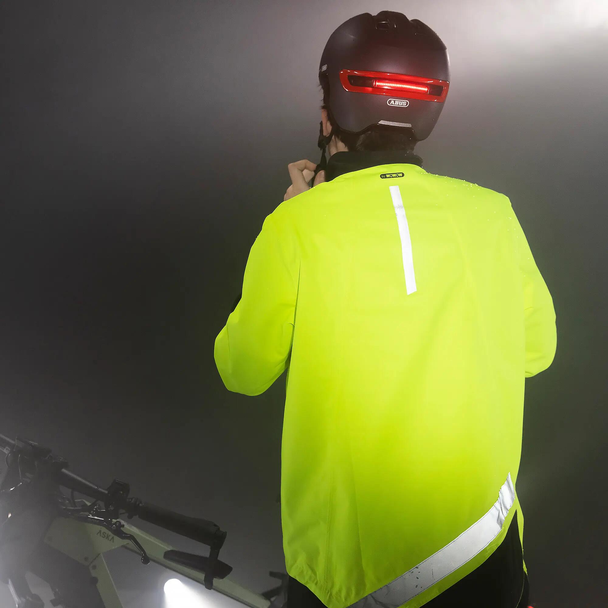 WOWOW - Veste Cyclisme Imperméable Réfléchissante Homme Femme 5/5