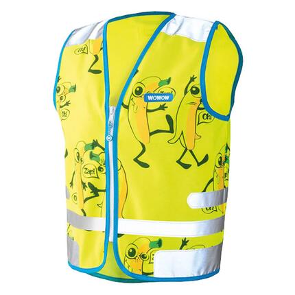 WOWOW - Gilet Enfant Comic Veggie Réfléchissant Haute Visibilité École