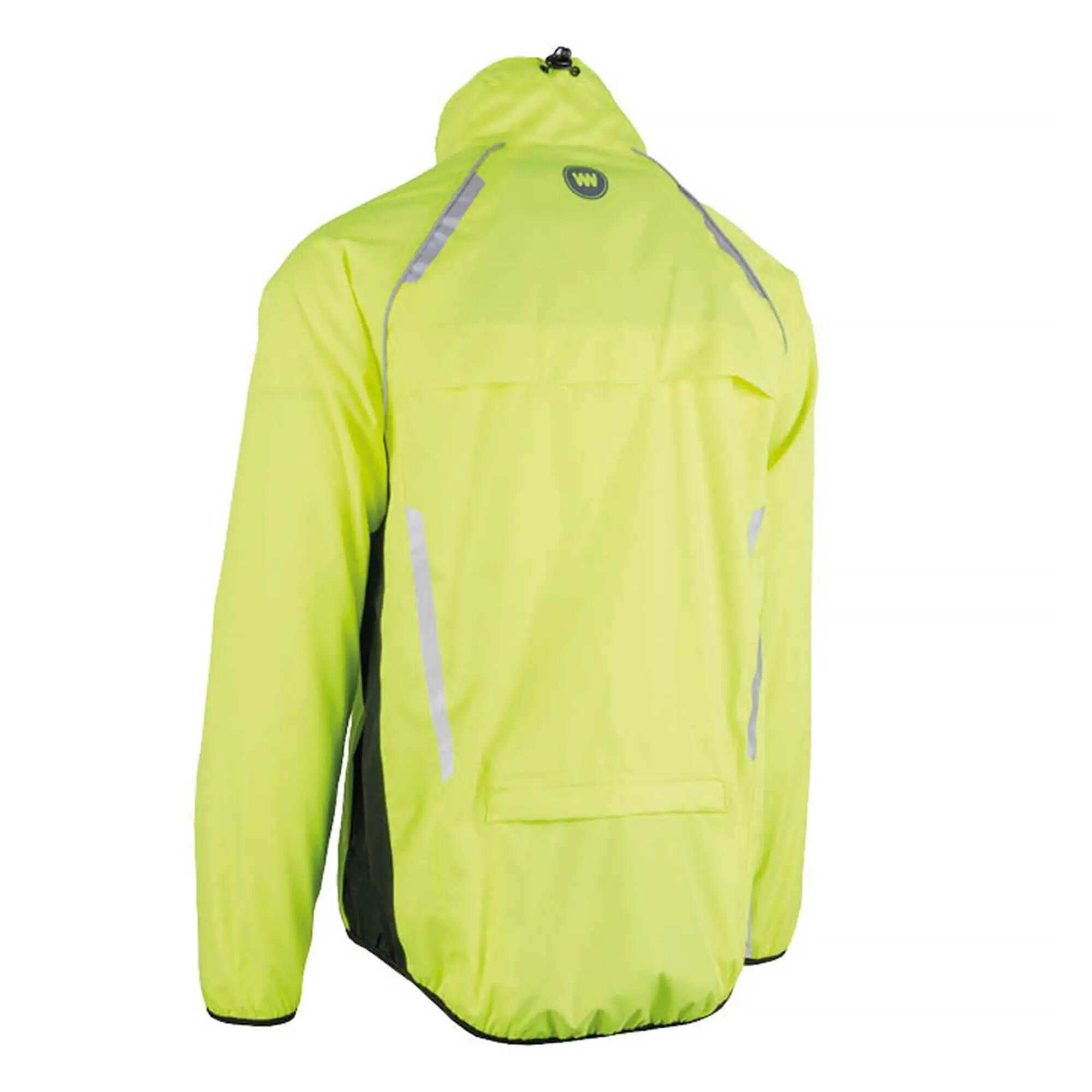 WOWOW - Veste Cyclisme Imperméable Coupe-Vent Haute Visibilité Homme Femme 2/6