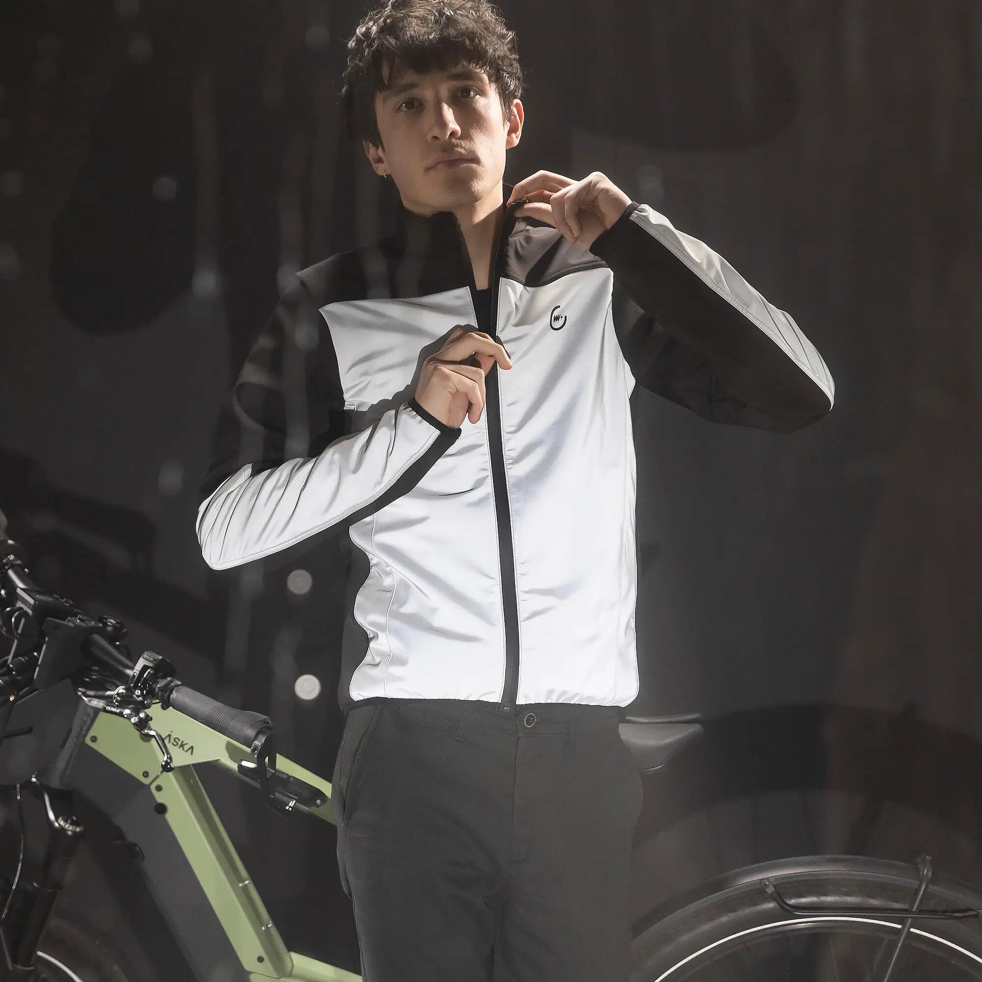 WOWOW - Giacca Ciclismo Uomo Donna Santiago Riflettente Antivento 3/6