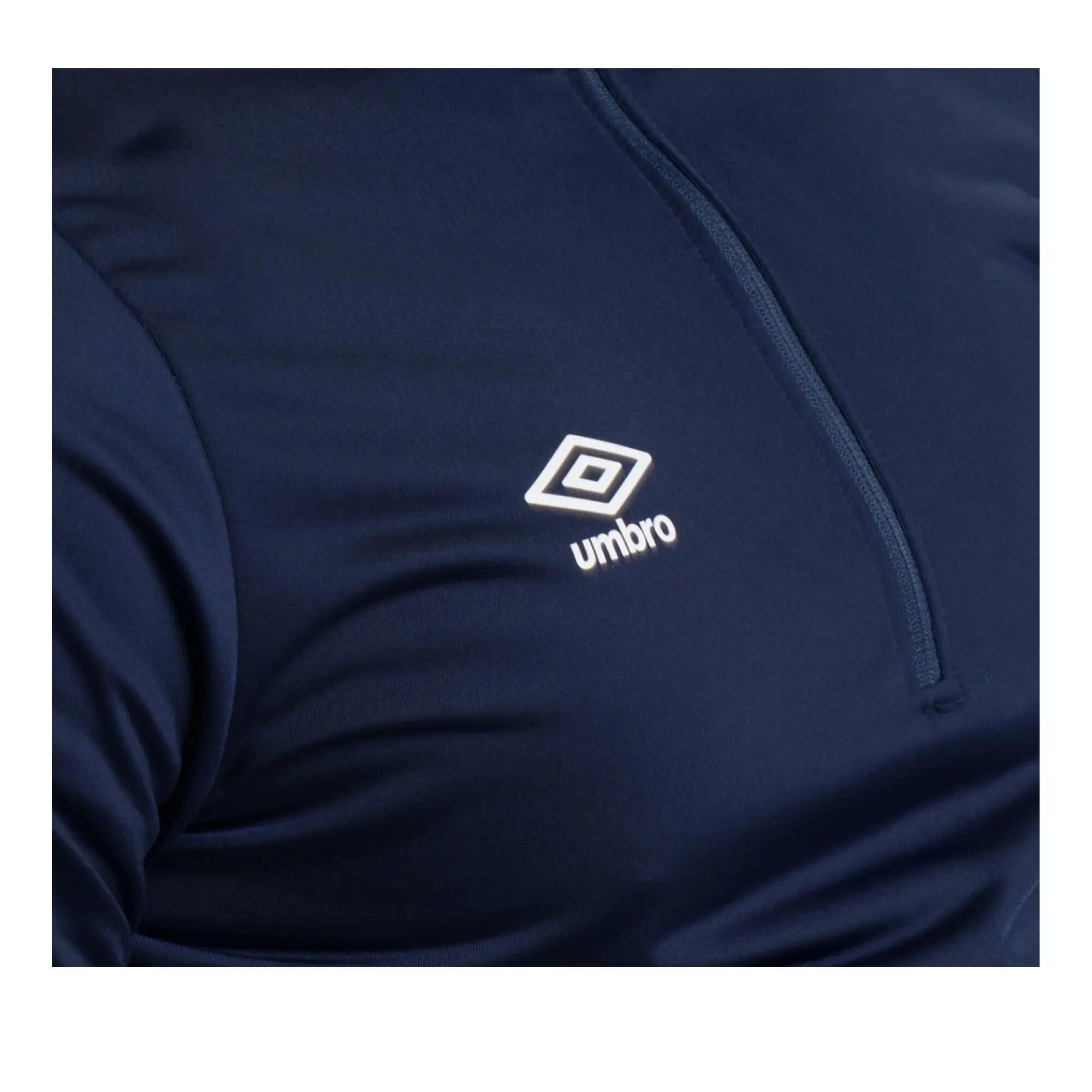 Giacca Da Tuta Uomo Umbro Total Training Blu Navy Blu Navy Scuro Bianco 3/4