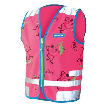 WOWOW - Gilet Enfant Comic Veggie Rose Réfléchissant Haute Visibilité