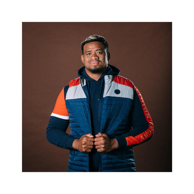 Doudoune sans manches de rugby Tricolore