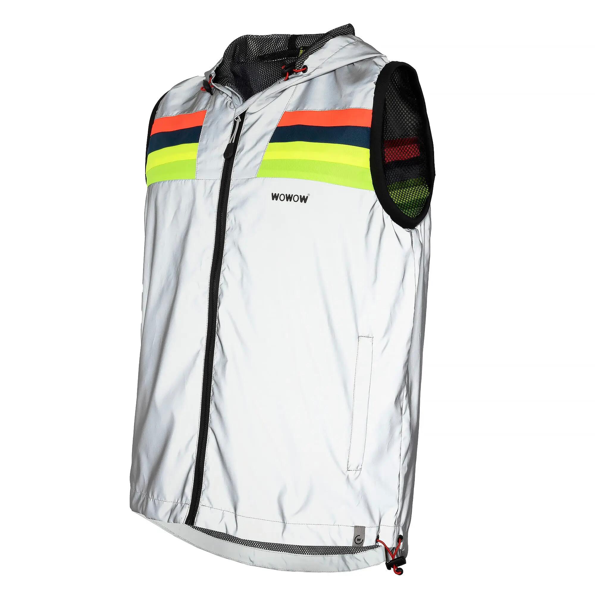 WOWOW - Veste Cyclisme Sport Haute Visibilité Entièrement Réfléchissante 1/5