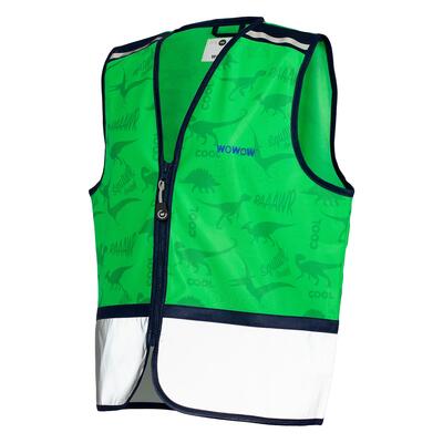 Wowow - kinderen zippy roze volledig reflecterend winddicht ademend vest