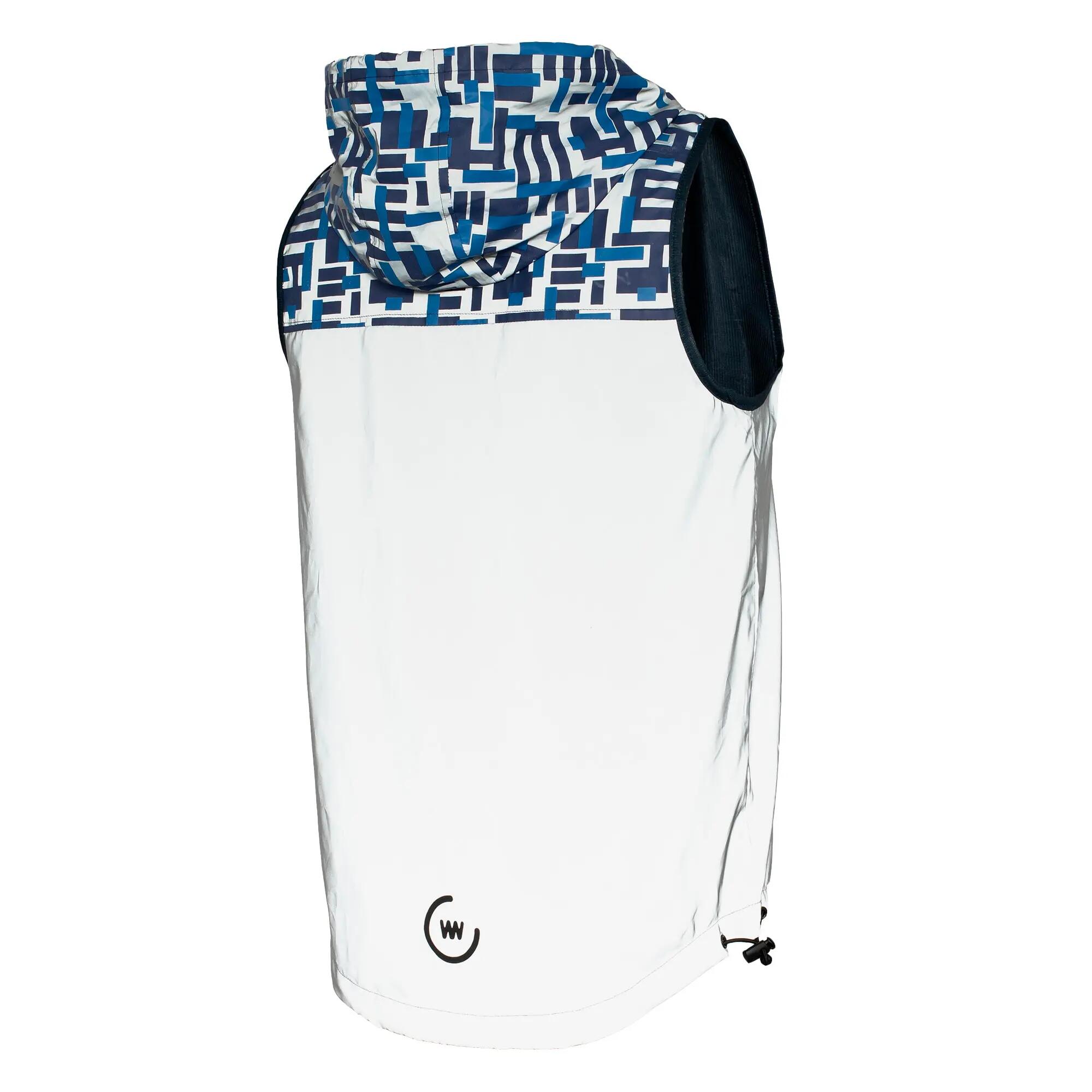 WOWOW - Gilet Cyclisme Coupe-Vent Entièrement Réfléchissant Homme Femme 2/5