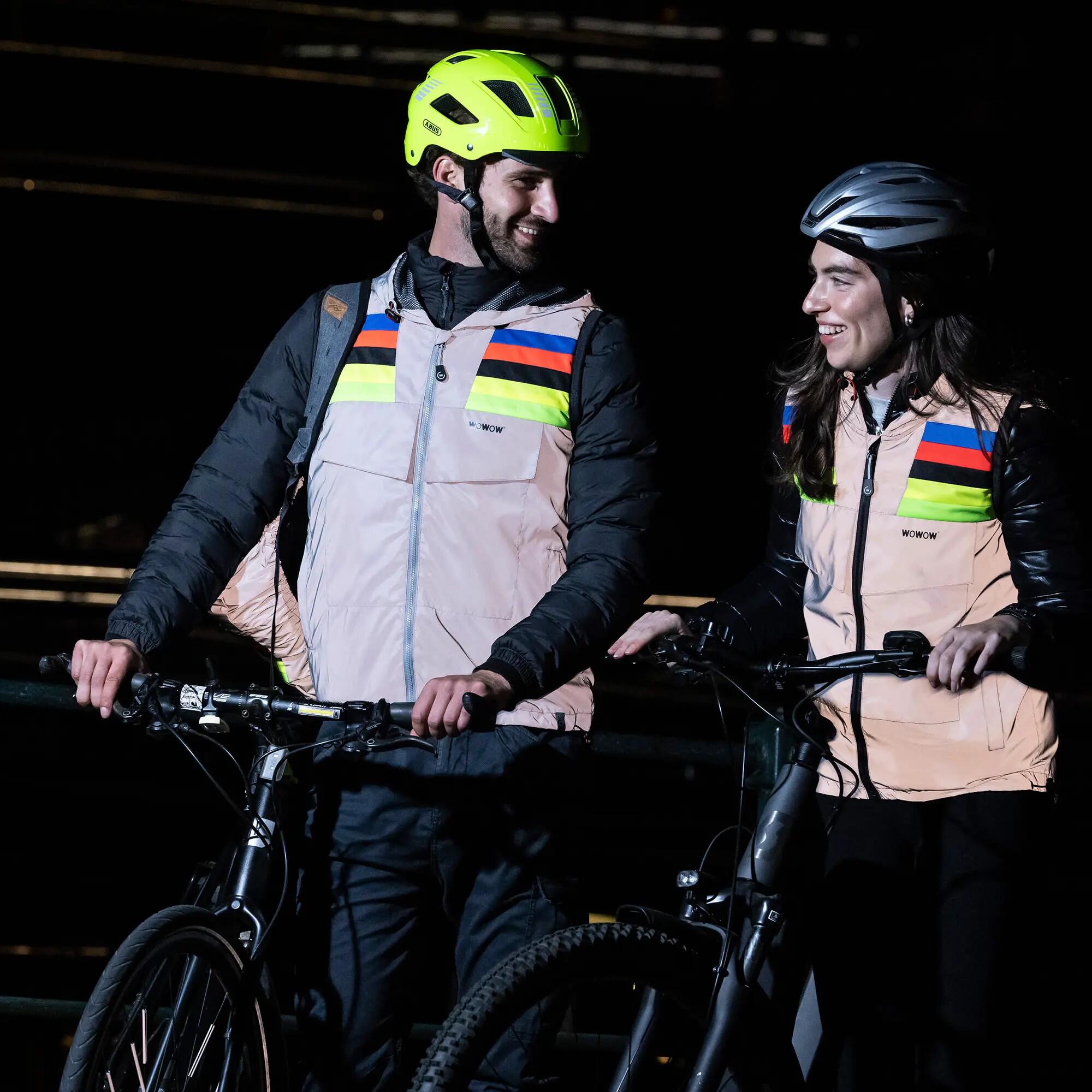 WOWOW - Veste Cyclisme Sport Haute Visibilité Entièrement Réfléchissante 3/5