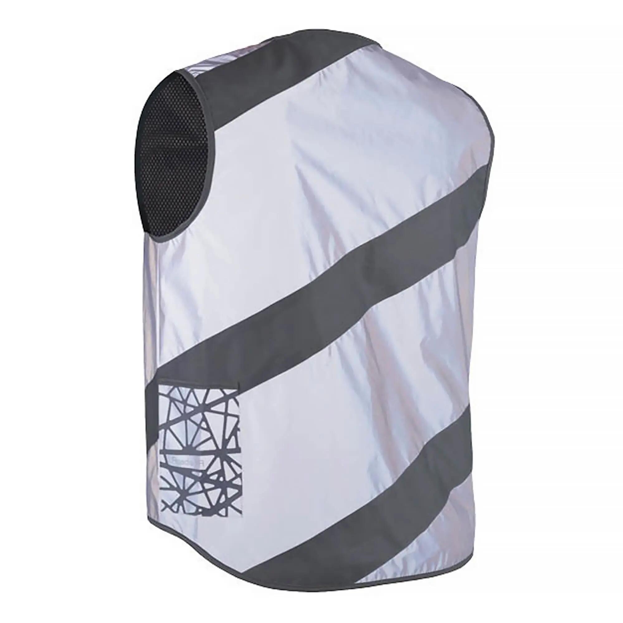 WOWOW - Heren Dames Roadie Geel Volledig Reflecterend Hi-Vis Fietsvest 2/7