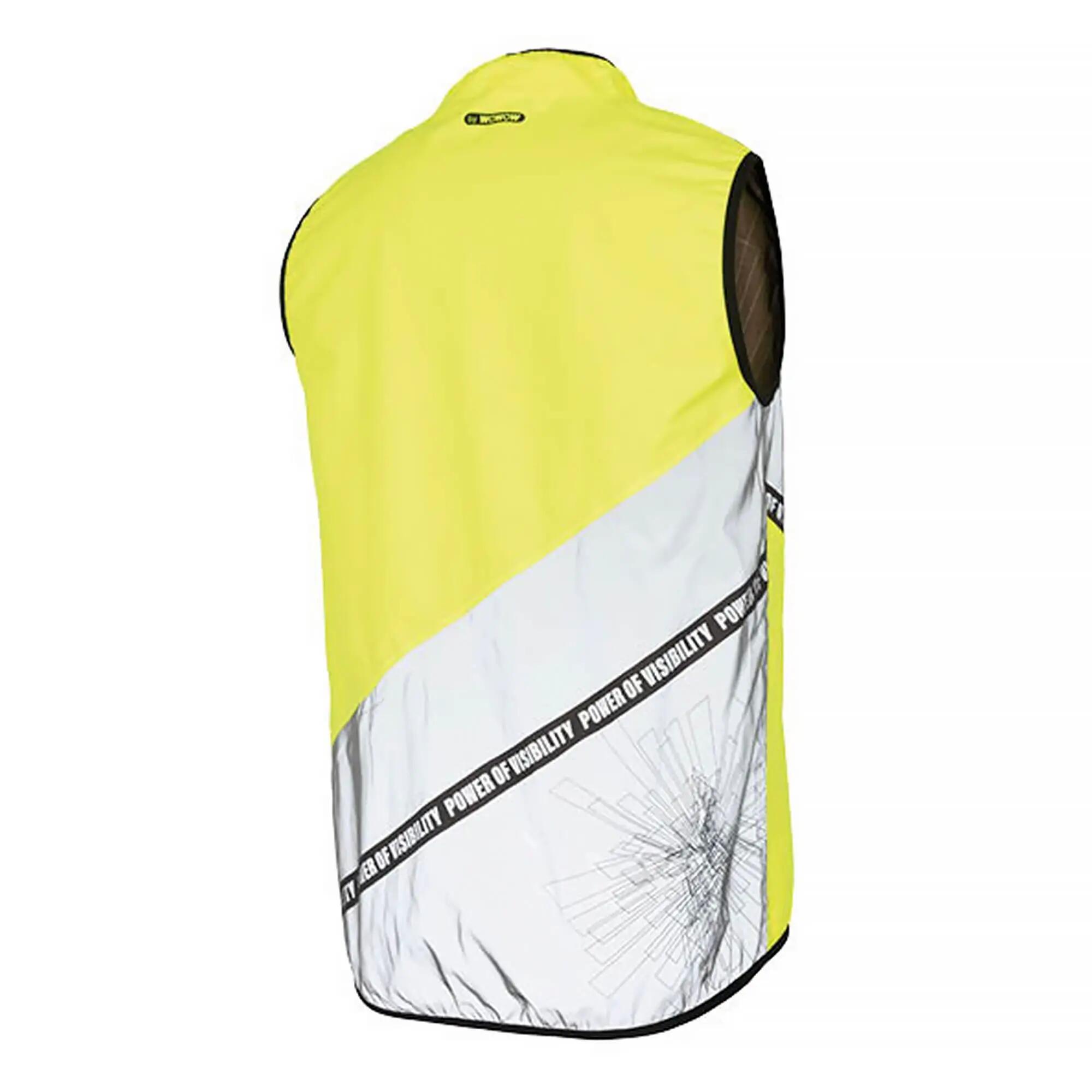 WOWOW - Veste Cyclisme Imperméable Haute Visibilité Jaune Homme Femme 2/5