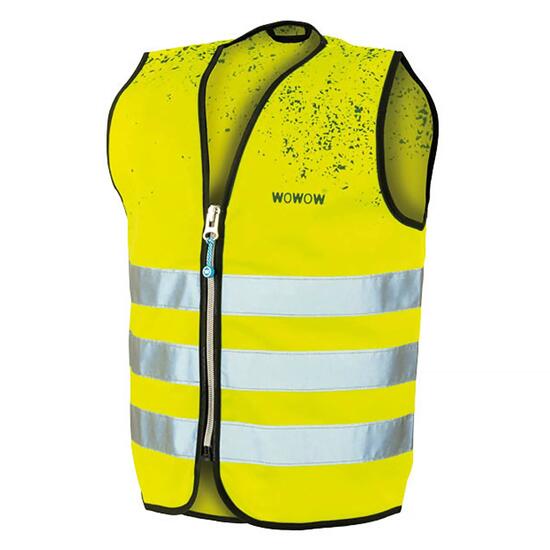 WOWOW - Gilet Enfant Schlamm Jaune Réfléchissant Haute Visibilité École