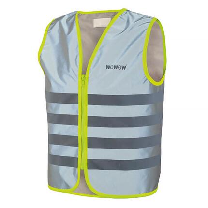 WOWOW - Gilet Enfant Jaune Entièrement Réfléchissant Haute Visibilité