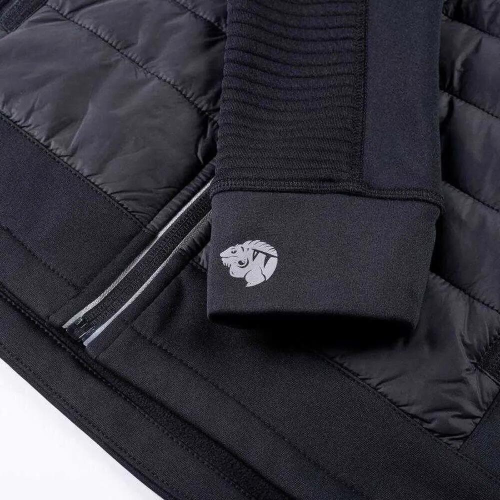 Casaco híbrido acolchoado Guelo para senhora (Preto) 3/7