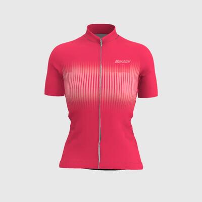 Cloe dames shirt met korte mouwen - rood