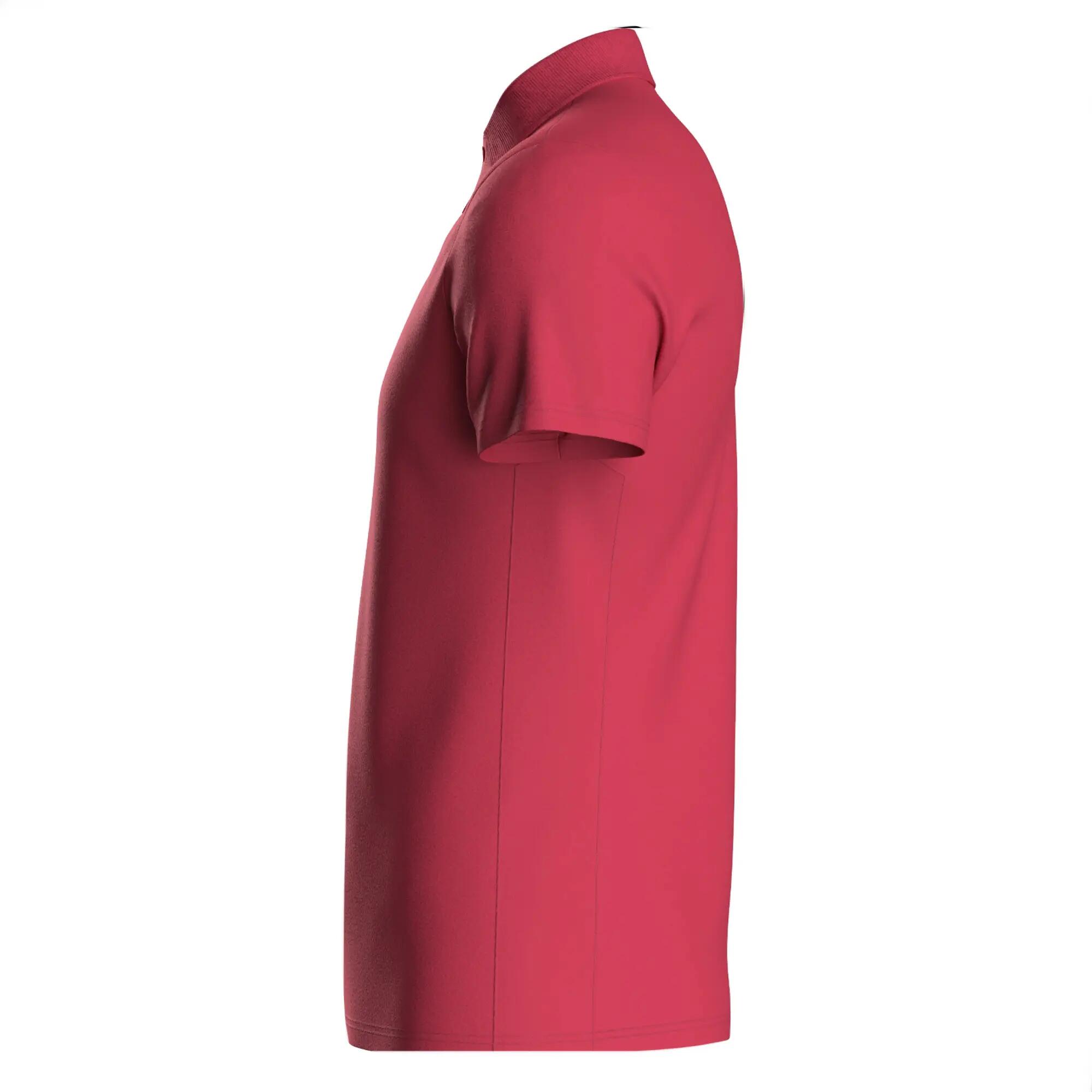 Polo ESSENTIAL Homme (Bordeaux / Blanc) 4/4
