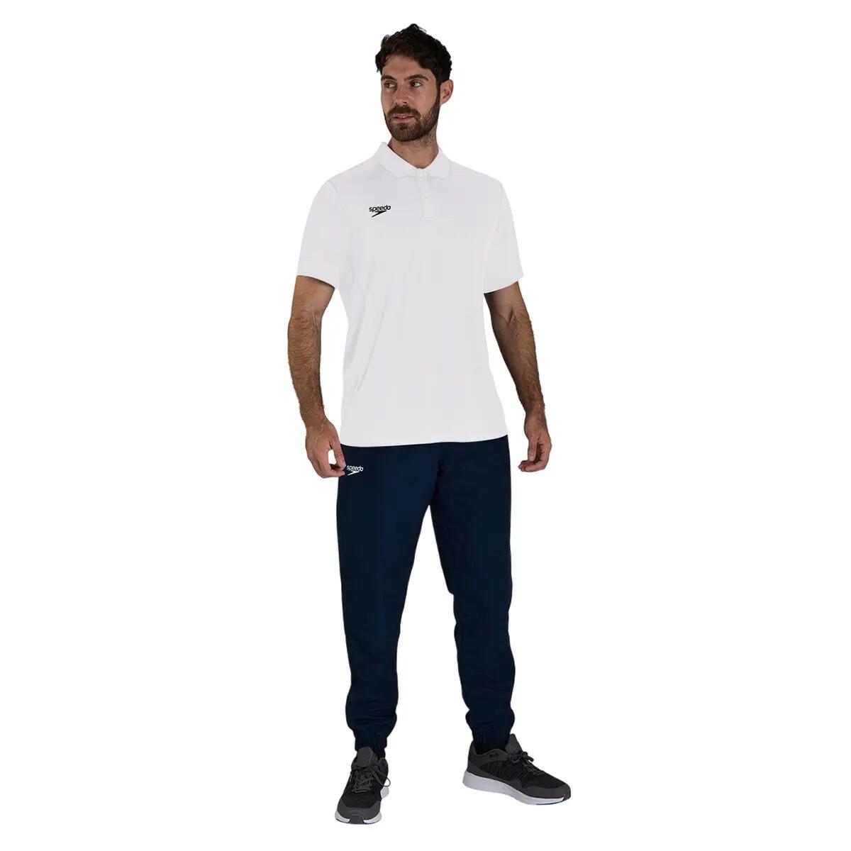 Polo Uni Manches Courtes CLUB DRY Homme (Blanc) 3/7
