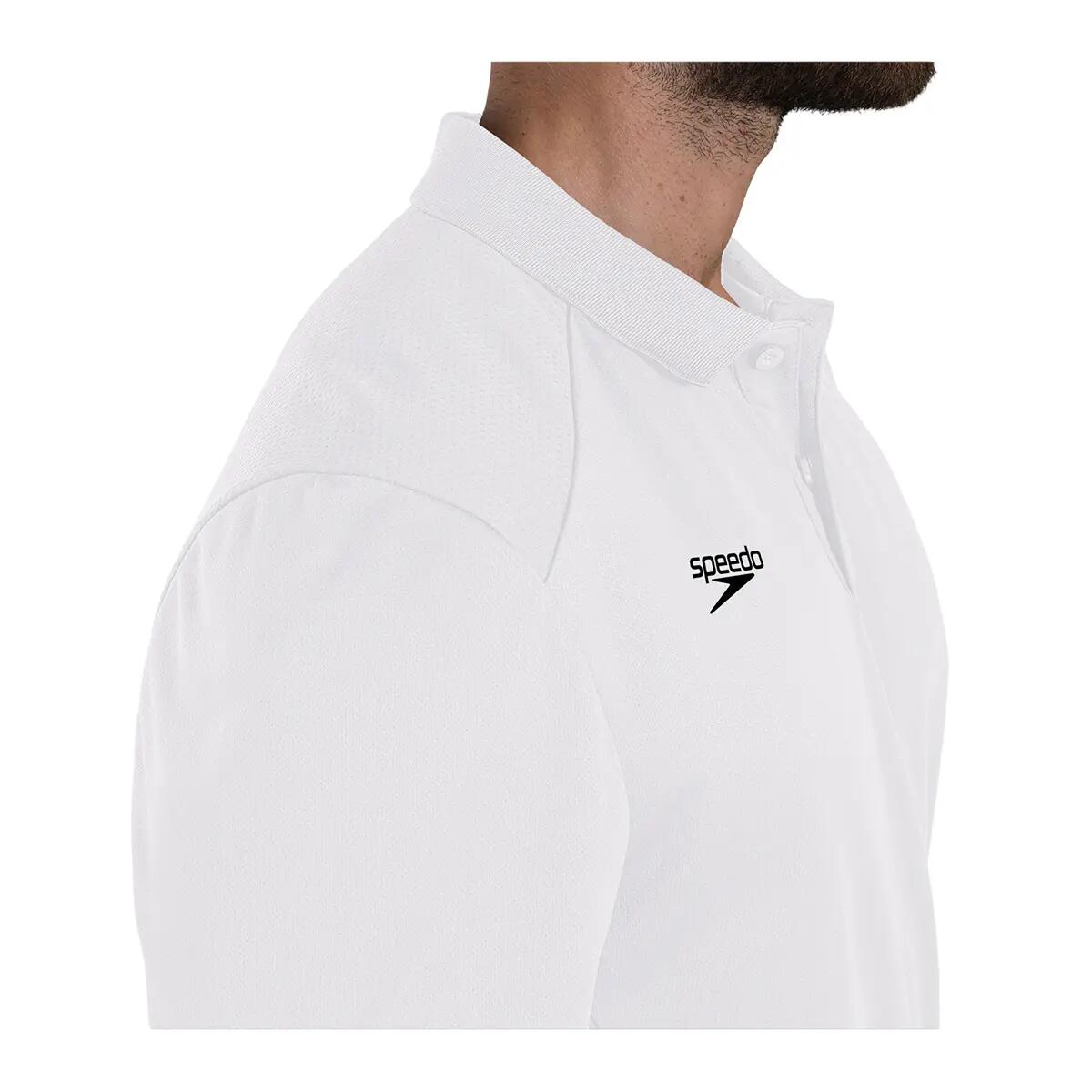 Polo Uni Manches Courtes CLUB DRY Homme (Blanc) 2/7