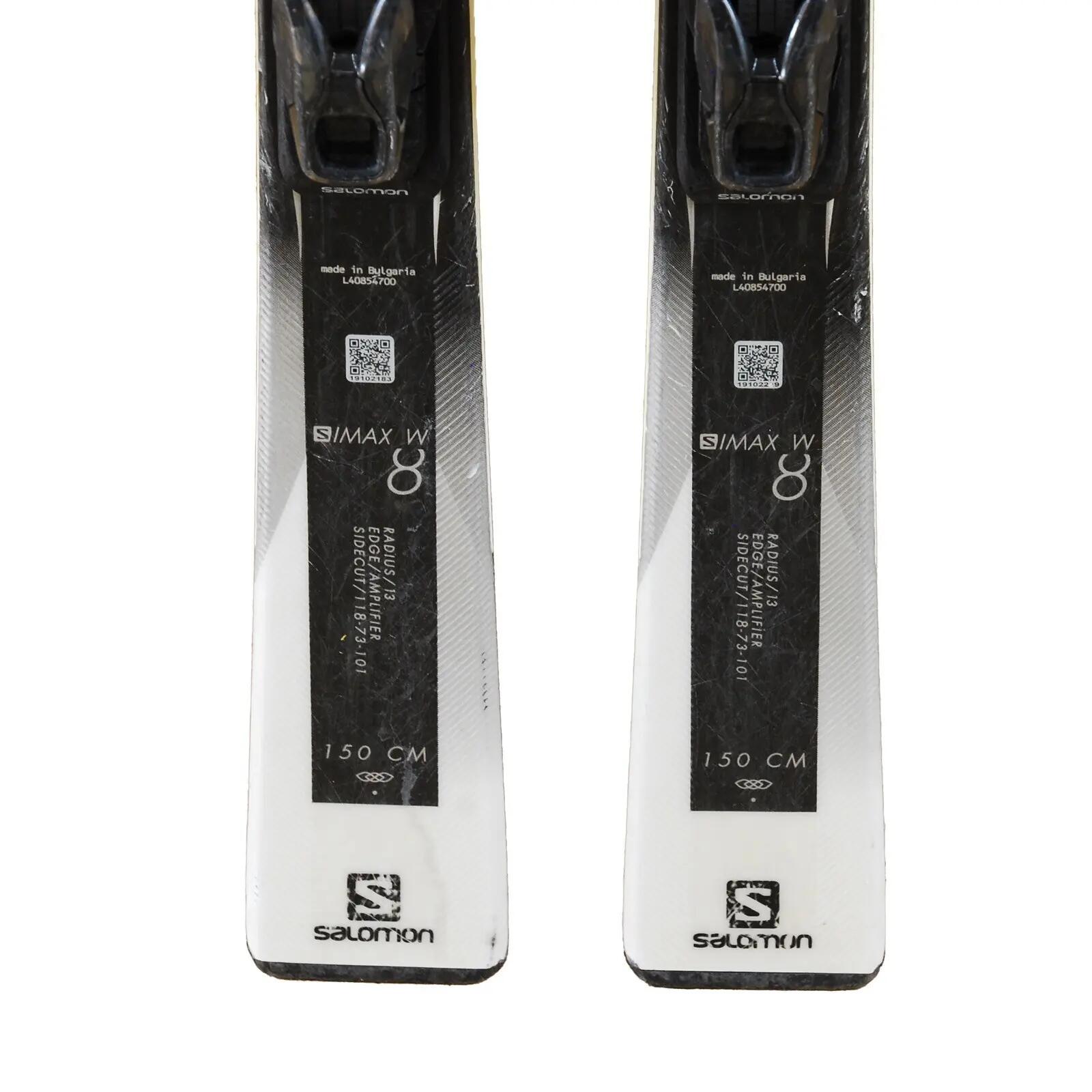RECONDITIONNE - Ski Salomon S Max 8 W + Fixations 4/4