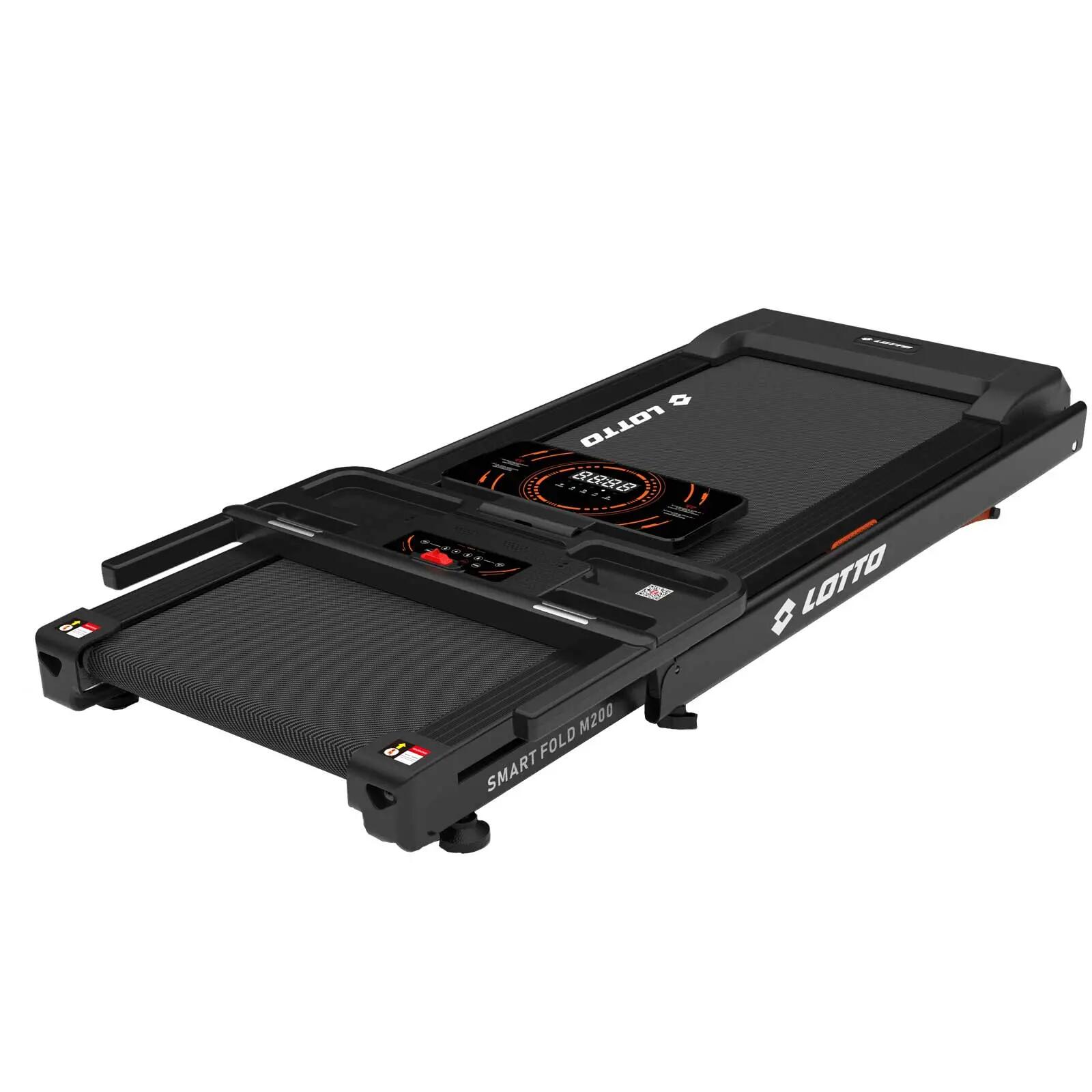 Tapis de course Lotto Smart Fold 200, 4 en 1, 100 % pliable, 2 CV, 12 km/h, APP 5/16