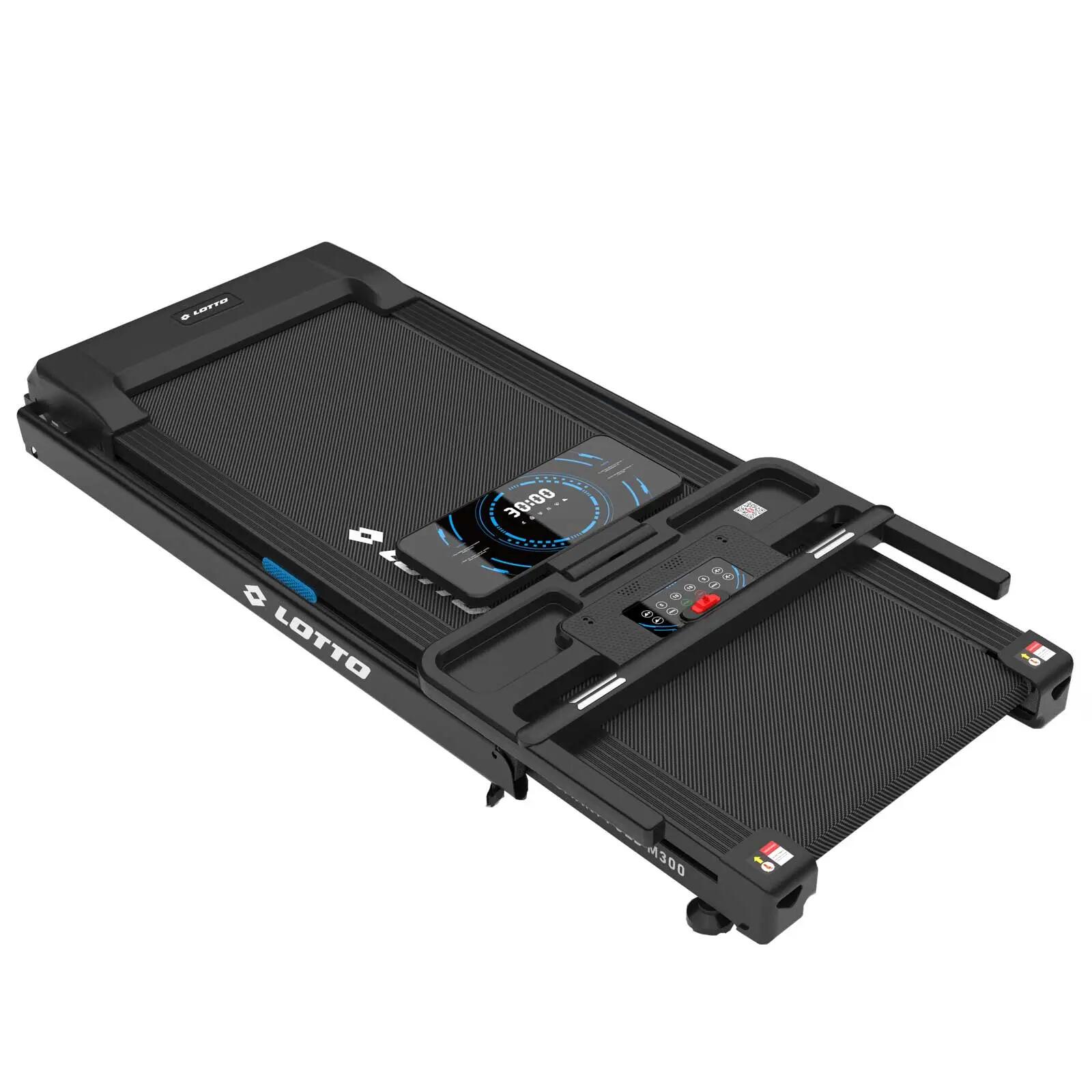 Tapis de course Lotto Smart Fold 300 4 en 1, 100 % pliable, inclinaison auto 4/16