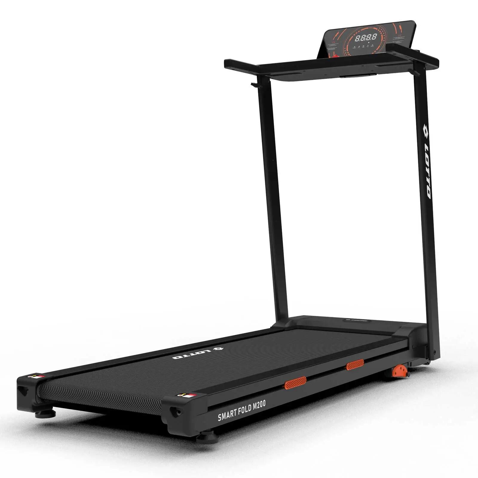 Tapis de course Lotto Smart Fold 200, 4 en 1, 100 % pliable, 2 CV, 12 km/h, APP 14/16