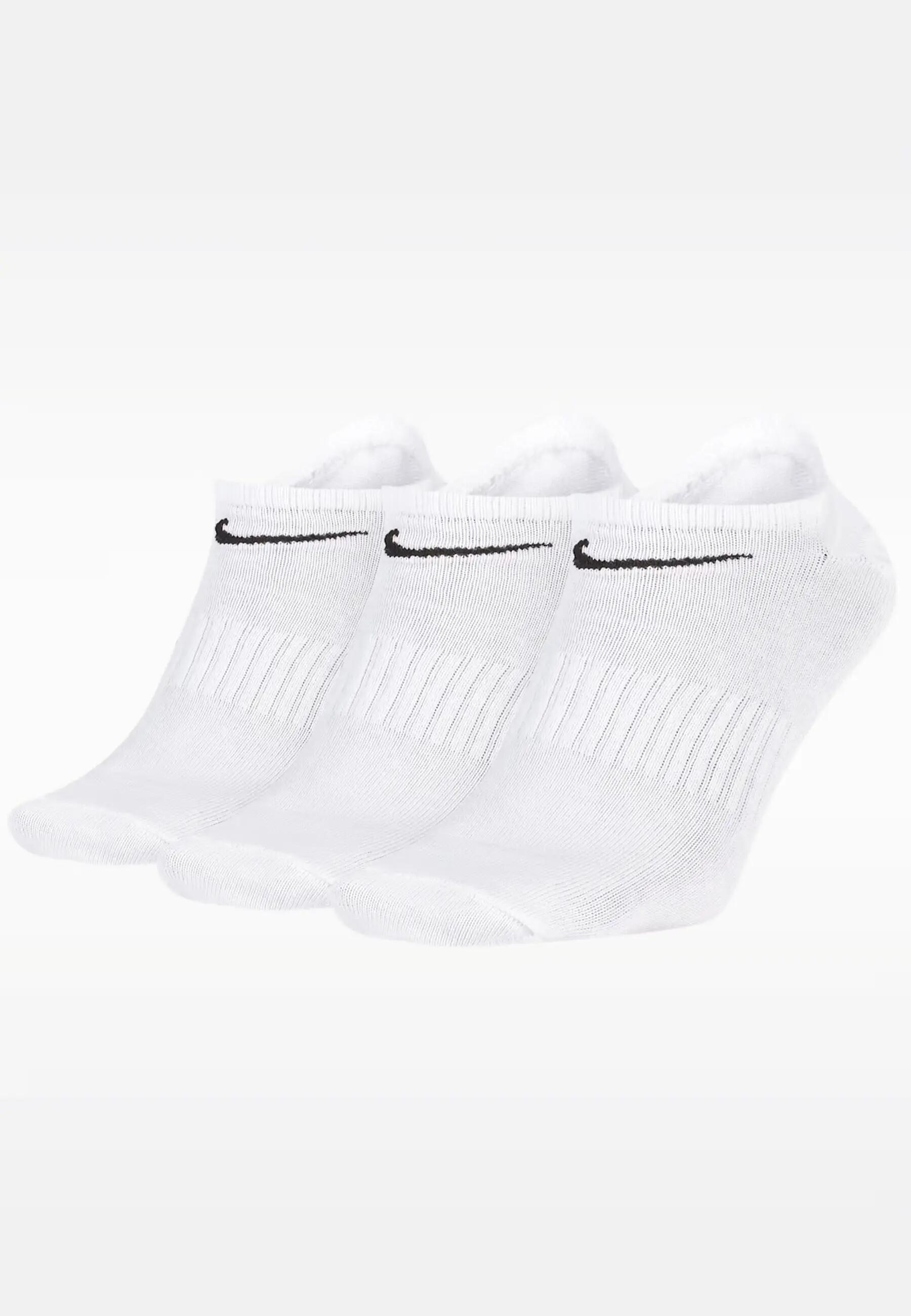 Calzini NoShow Uomo Misura Confezione 3 Nike Bianco 7/8