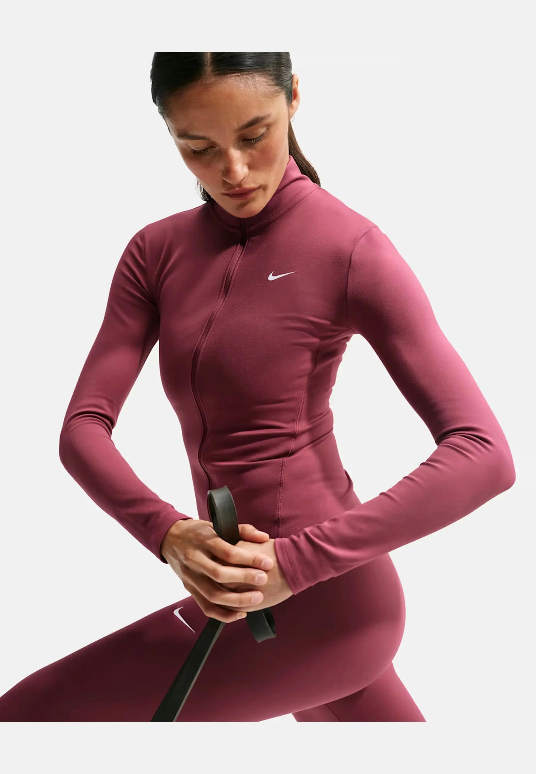 Sudaderas jerseys polares para Mujer Nike One fitted Rosa 6/6
