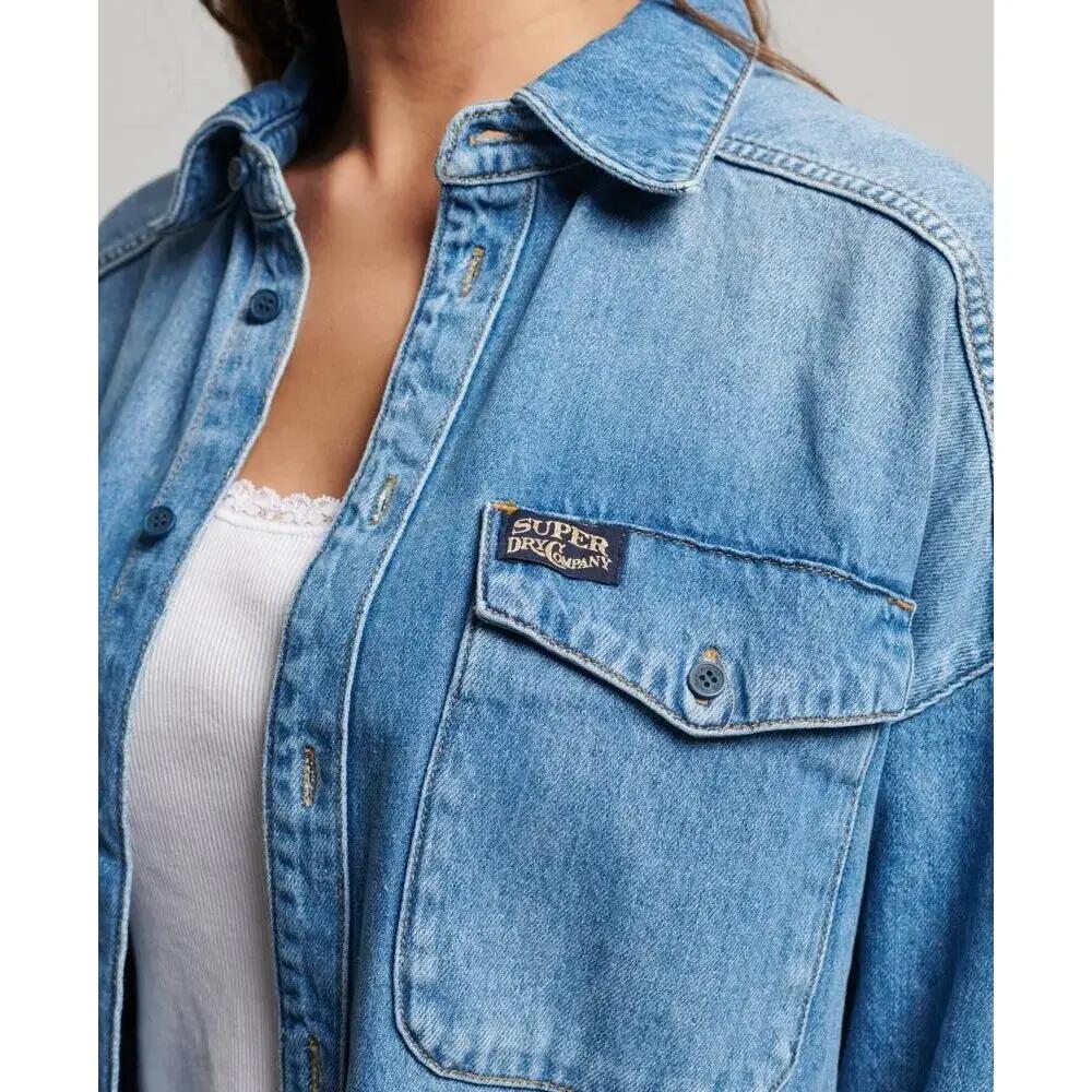 Női oversize farmer ing Superdry 5/6