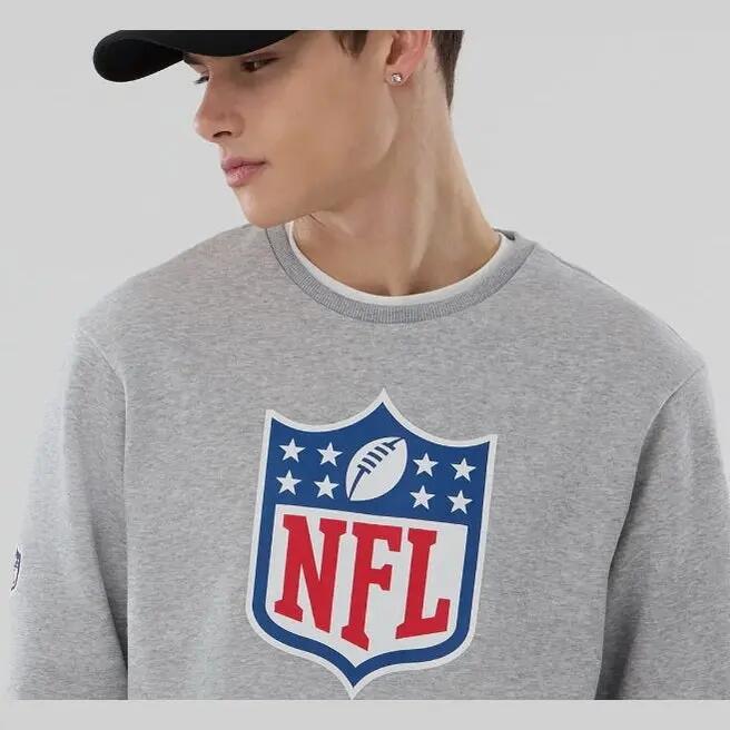 Felpa New Era NFL LOGO Grey 5/6