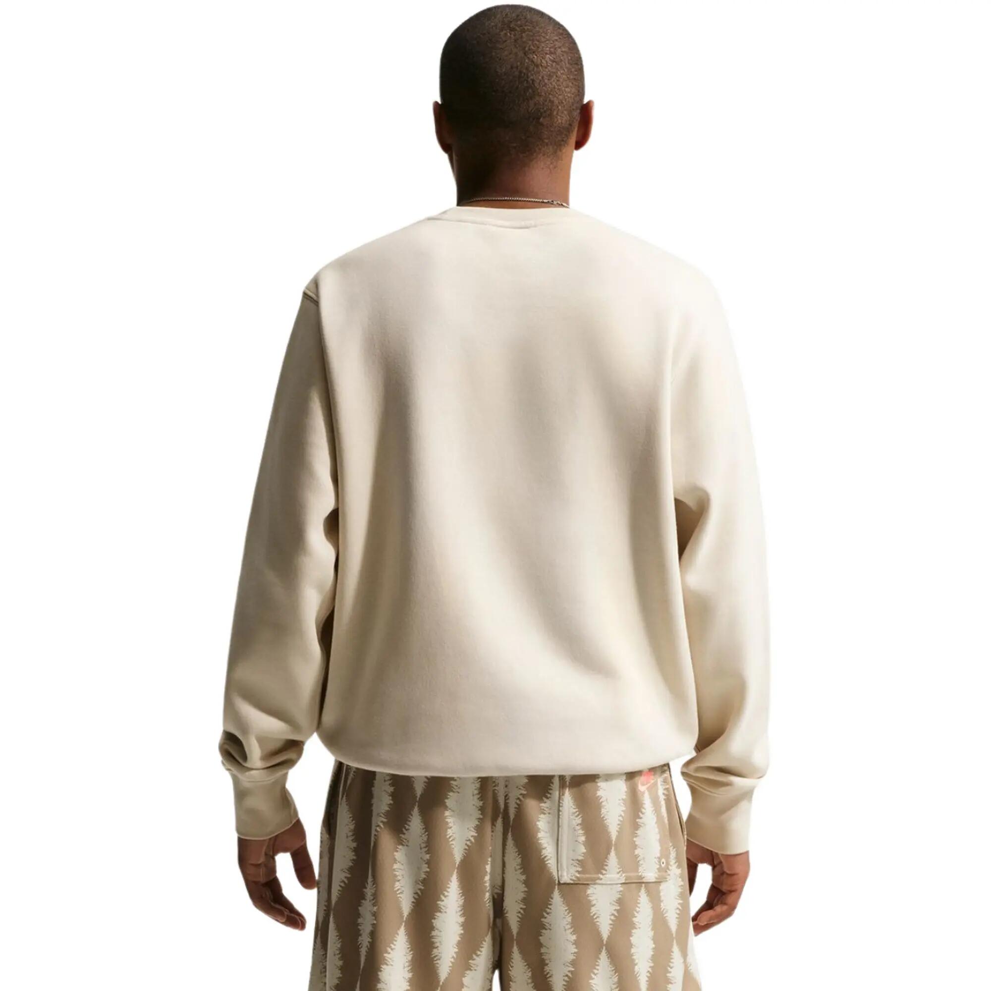 "Club" Sweatshirt für , Rundhalsausschnitt Herren Helles Khaki/Weiß 3/5